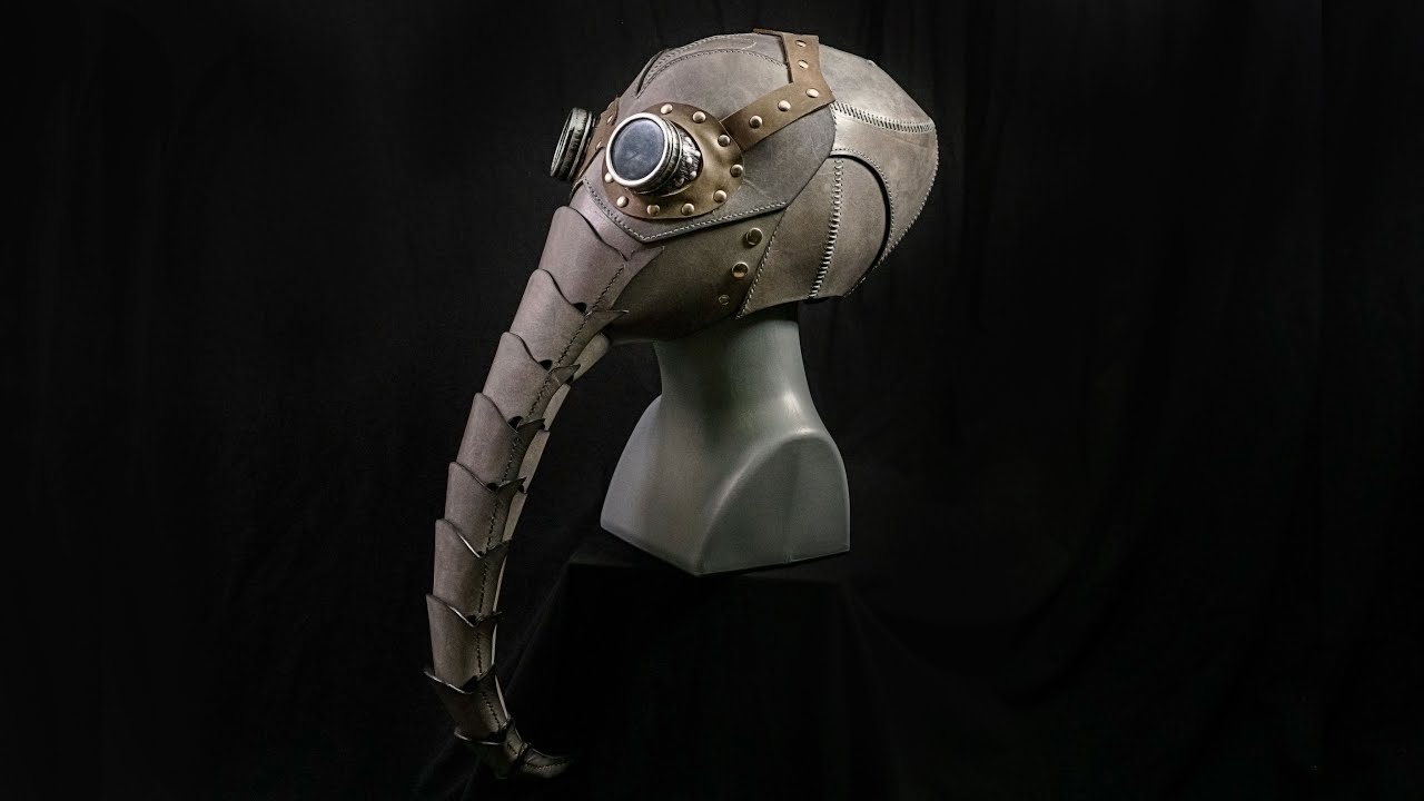 Making Leather Sandman Helm PDF Pattern
