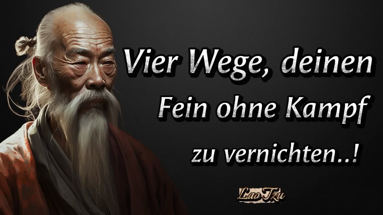 👉 Lao Tzu Zitate: Vier Wege, deinen Feind zu besiegen – ganz ohne Kampf