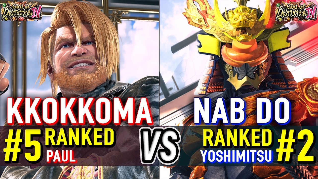T8 🔥 KKOKKOMA (#5 Ranked Paul) vs NAB DO (#2 Ranked Yoshimitsu) 🔥 Tekken 8 High Level Gameplay