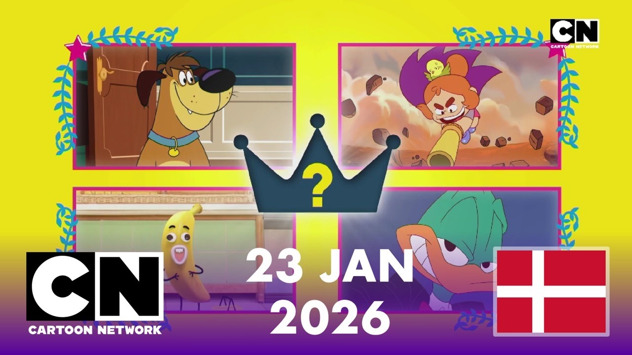 Cartoon Network Western Europe (Danish audio) - continuity (23 January 2026)