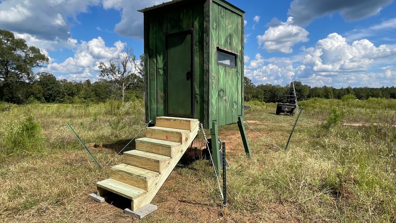 Building the best deer blind @twincedarsranch1658
