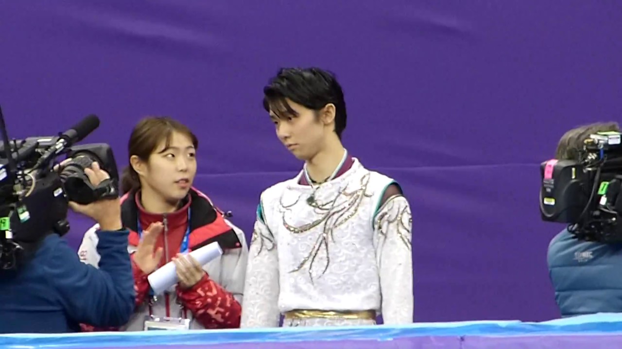 羽生結弦 Yuzuru Hanyu 平昌オリンピック PyeongChang Olympic  セレモニー Before ceremony