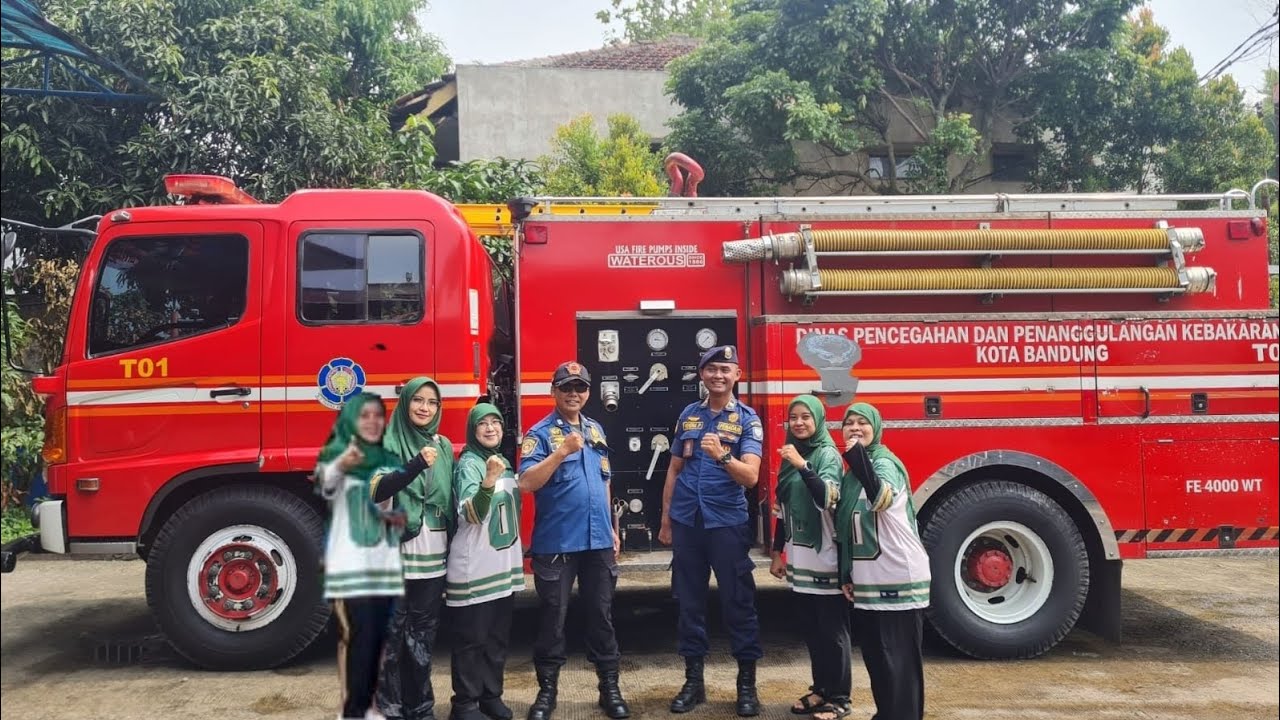 Kunjungan ke Dinas Pemadam Kebakaran Wilayah Timur Kota Bandung 