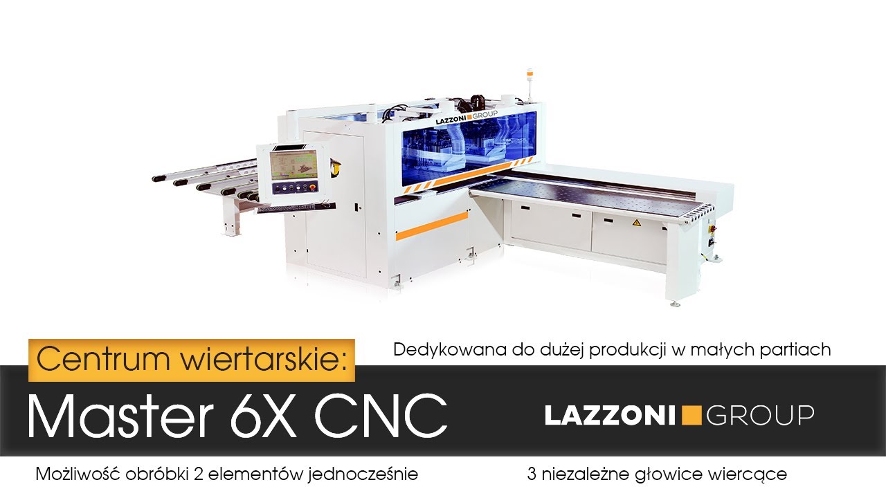 Сверлильный центр с СNC MASTER 6X - Lazzoni Group