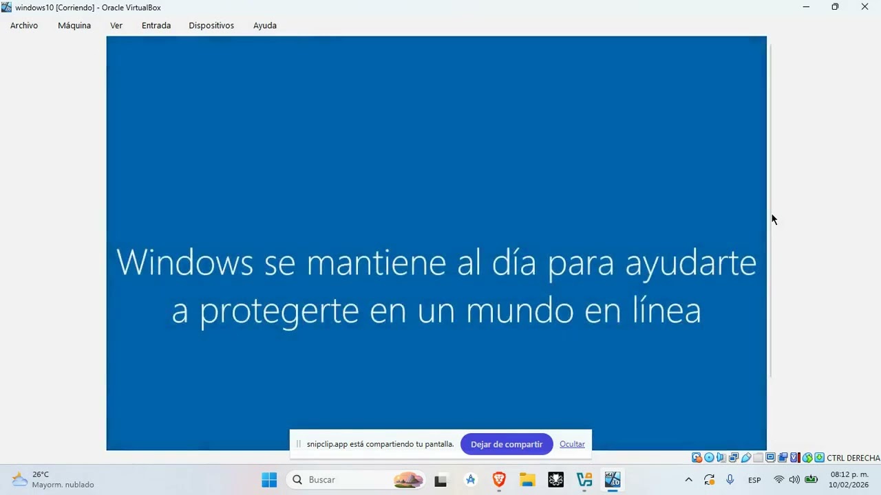 Creación de maquina virtual y benchmark #sistemas_operativos 