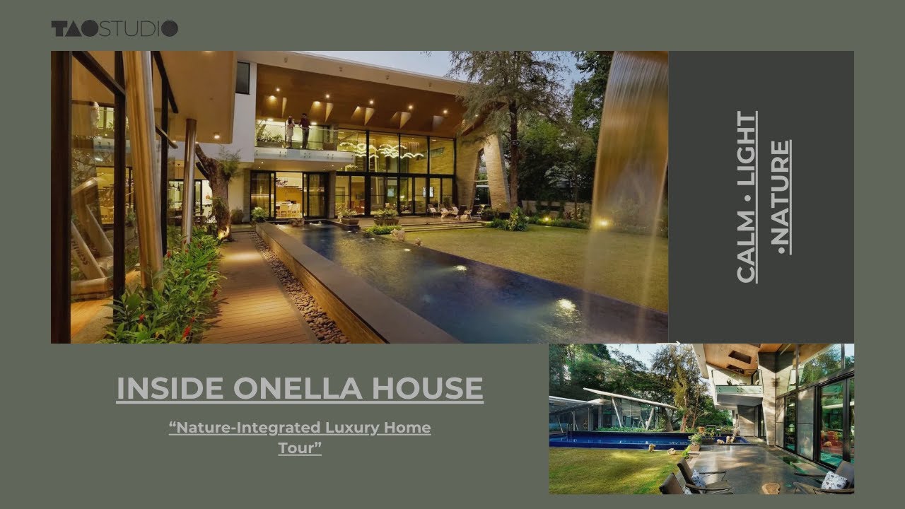 Onella House Pune: Nature-Integrated Luxury Home Tour | TAO Architecture