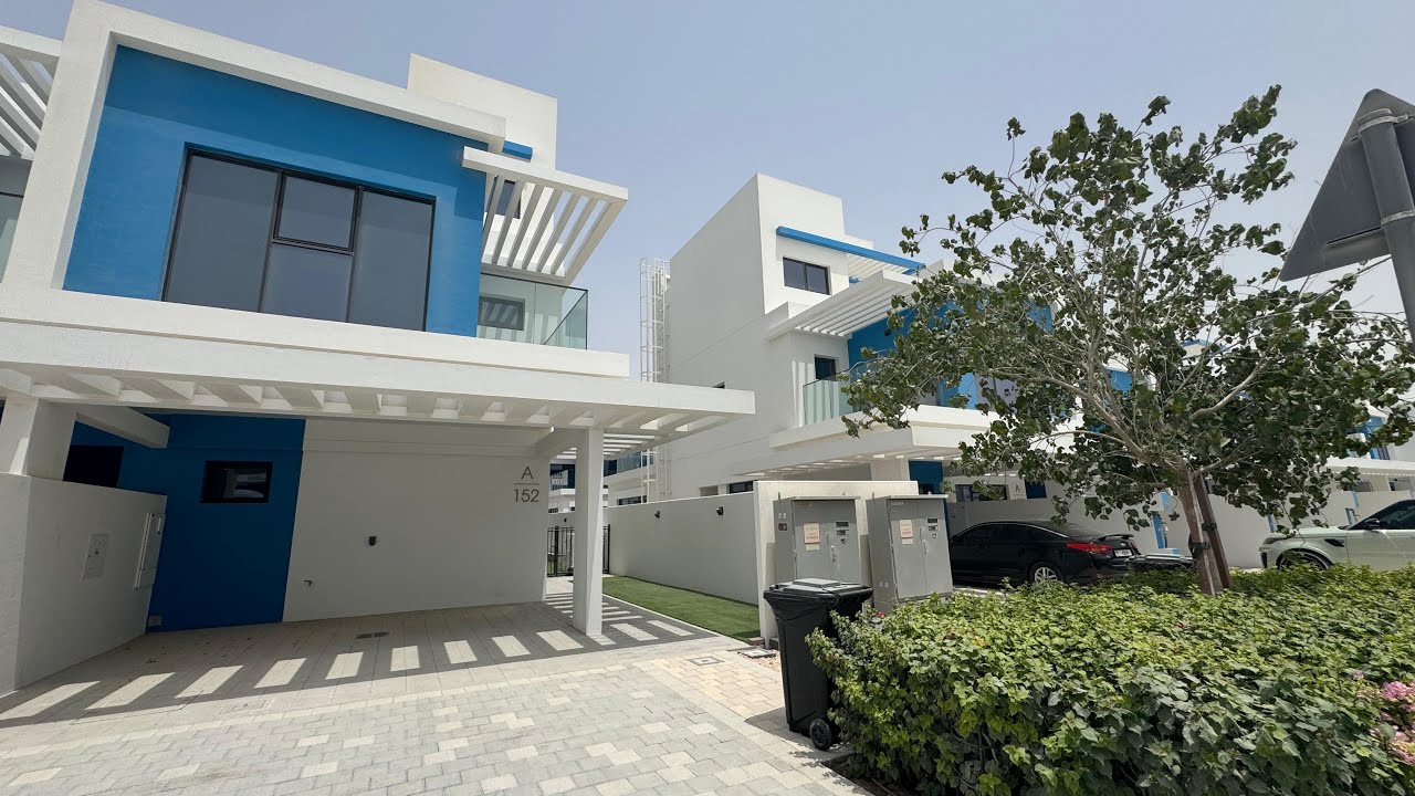 🏡 5 Bedroom + Maid’s | Home Tour | Santorini – Damac Lagoons 🌊 #dubairealestate #viralreel #foryou