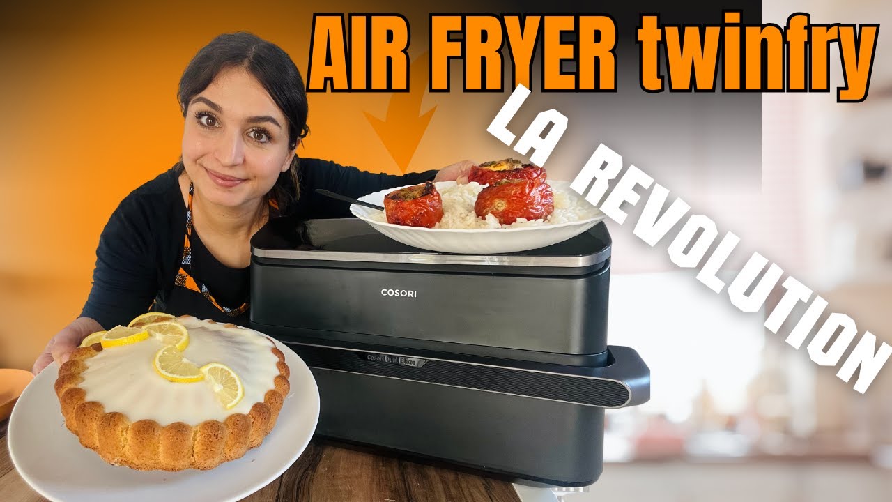 Regarde ça 👀si tu ne sais pas cuire du riz et des gâteaux au airfryer/ COSORI TWINFRY 🍰🍚