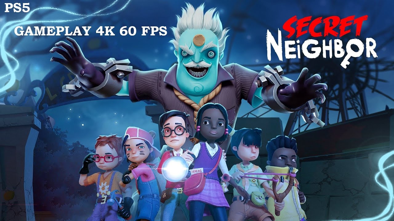 Secret Neighbor PS5 Gameplay 4K 60fps FULL GAME