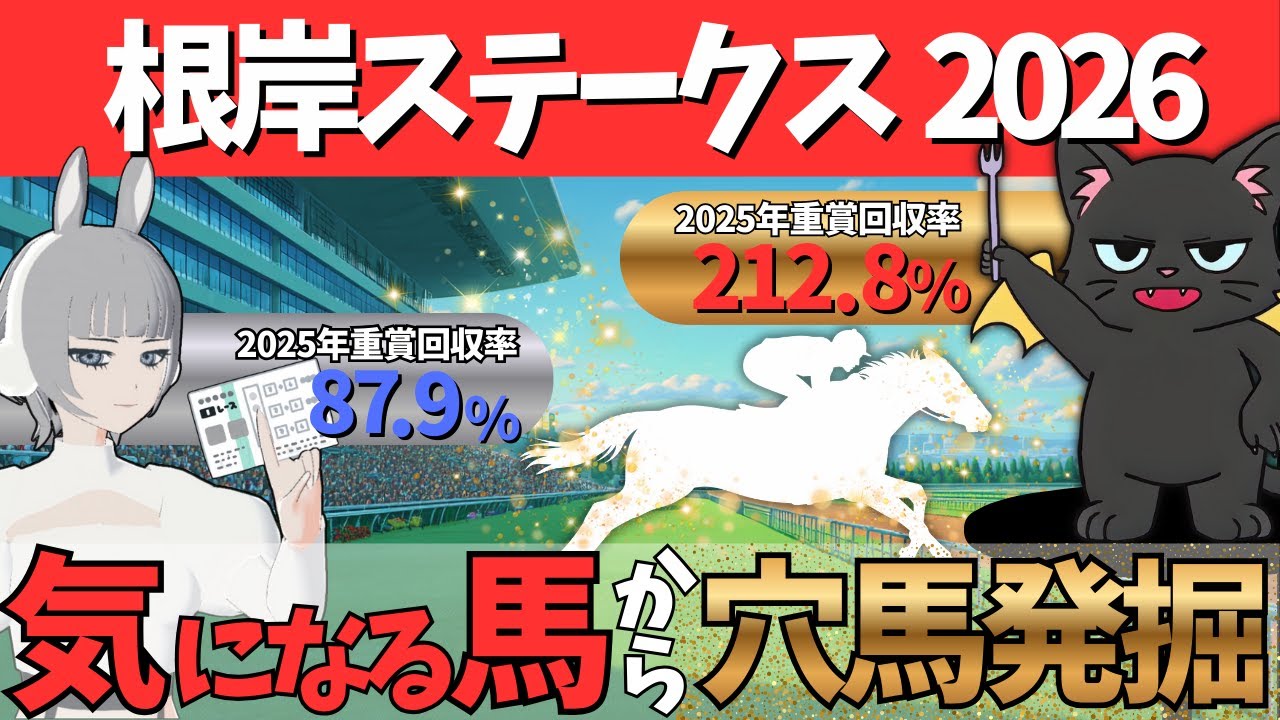 【根岸ステークス 2026】日本で一番熱いレース？！人気のダート重賞も穴馬を予習🏇🎯#競馬系vtuber