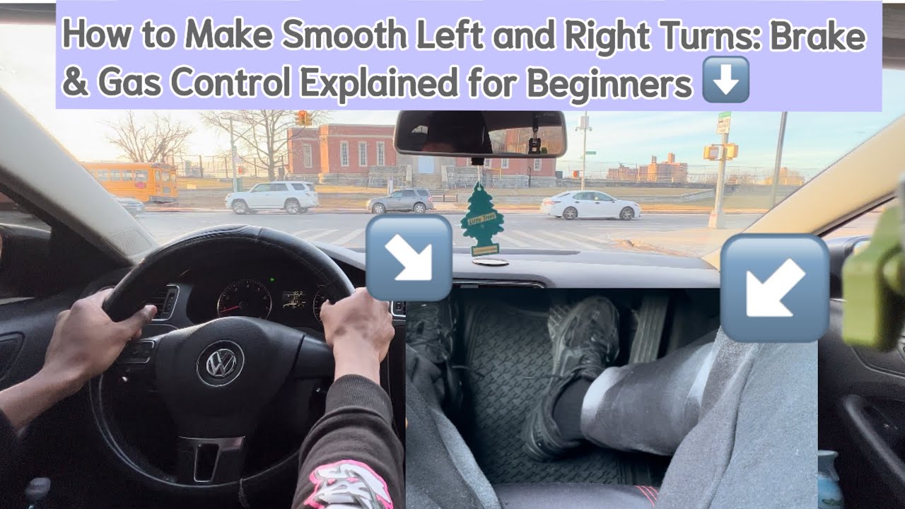 How to make smooth left and right turns; How to turn smoothly