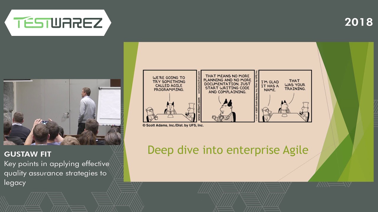 Gustaw Fit - Key points in applying effective QA strategies to legacy enterprise applications