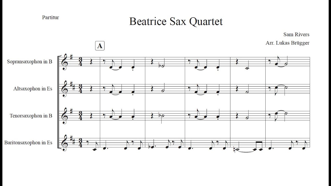 Beatrice Sax Quartet