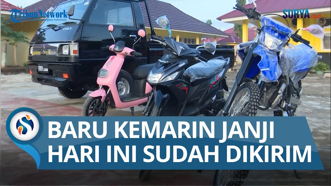 2 HARI JANJI, Jokowi Langsung Kirim Mobil hingga Motor Listrik Baru untuk Dioprek Siswa SMK