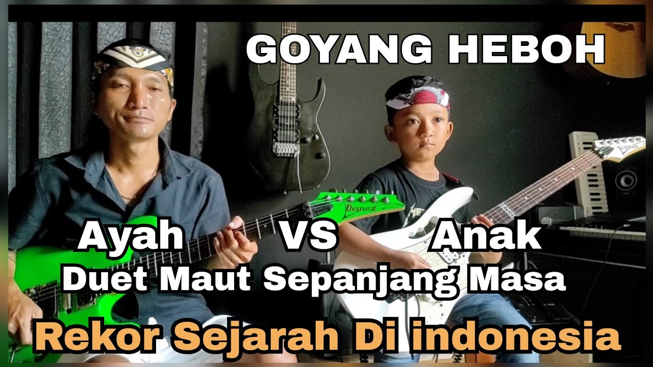 Kolaborasi El Nando Gitaris Cilik Feat Ayah || Guitar Cover Goyang Heboh Rock Dangdut