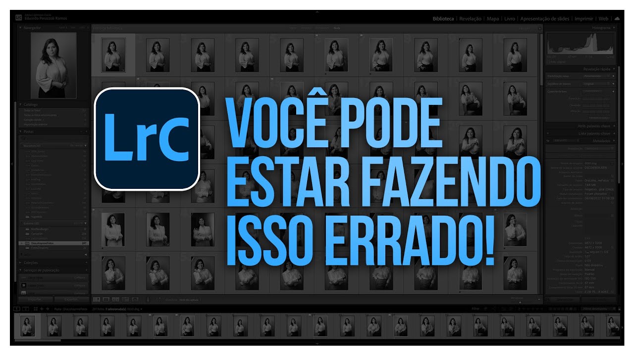 LIGHTROOM LENTO PARA EDITAR? Assista esse vídeo e saiba como tratar melhor seus arquivos...