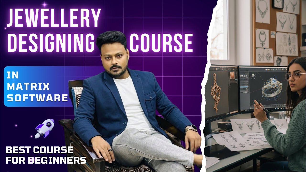 Jewellery Designing Course in Matrix Software | Full 50 - Minute Training for Jobs & Business Growth