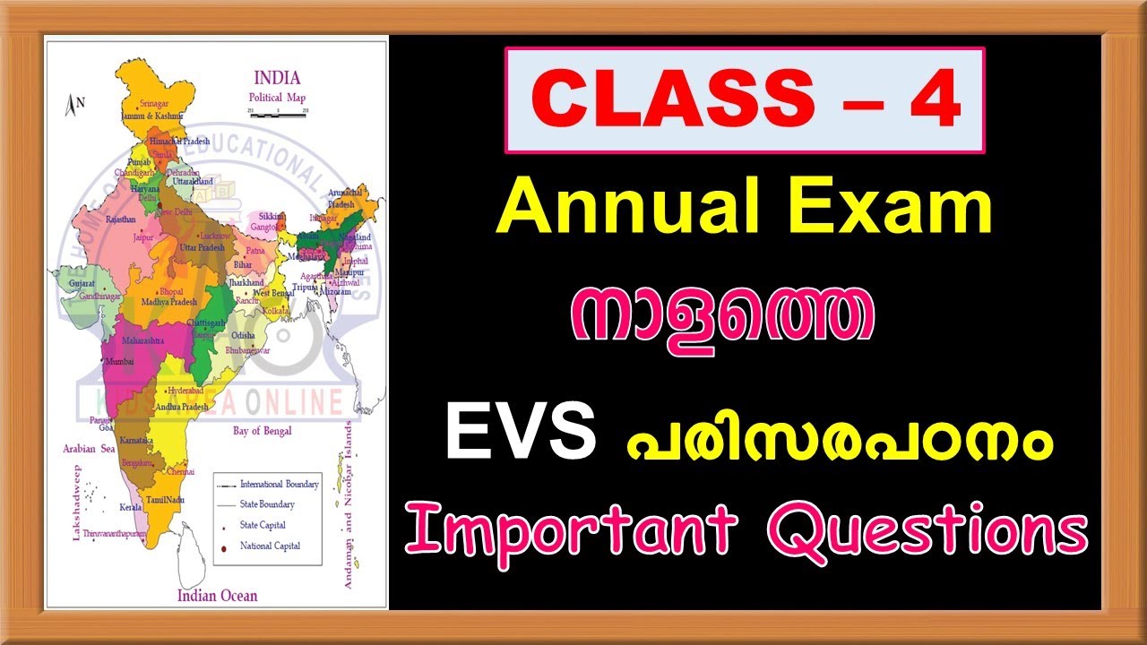 CLASS 4 EVS ANNUAL EXAM 2025  MODEL QUESTION PAPER   STD 4 EVS IMPORTANT QUESTIONS