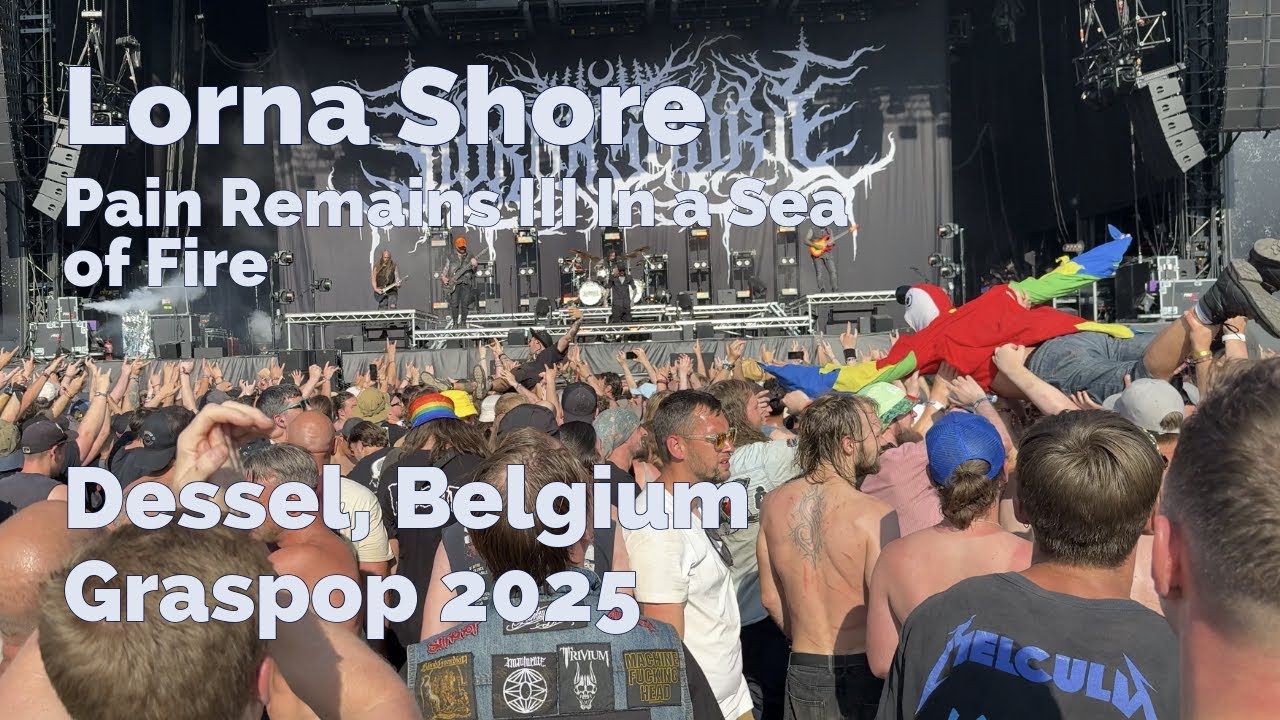 Lorna Shore - Pain Remains III In a Sea of Fire (Live at Graspop 2025) (wall of death, moshpit)