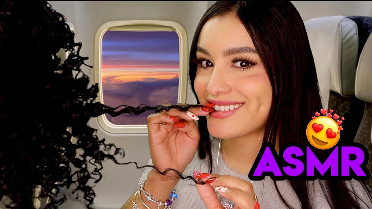 Parte 1 I COMPAÑERA de VUELO 🛫 JUEGA c/tu CABELLO CHINO 😍 (AFRO) I VIAJAS a PARÍS I Ges ASMR
