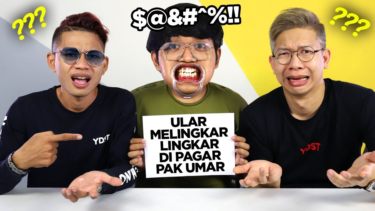 DIA NGOMONG APA SIH!? SIAPA YANG NGERTI??