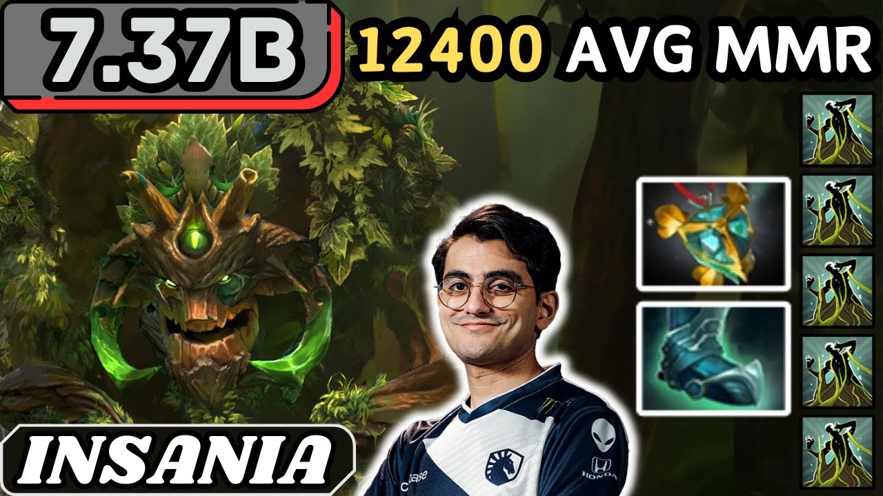 7.37b - Insania TREANT PROTECTOR Hard Support Gameplay 31 ASSISTS - Dota 2 Full Match Gameplay