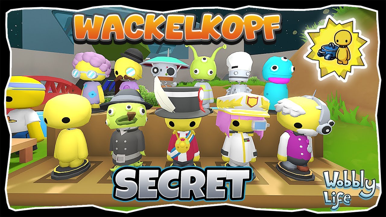 Wir haben alle 10 WACKELKÖPFE gefunden! Wobbly Life SPACE UPDATE #wobblylife