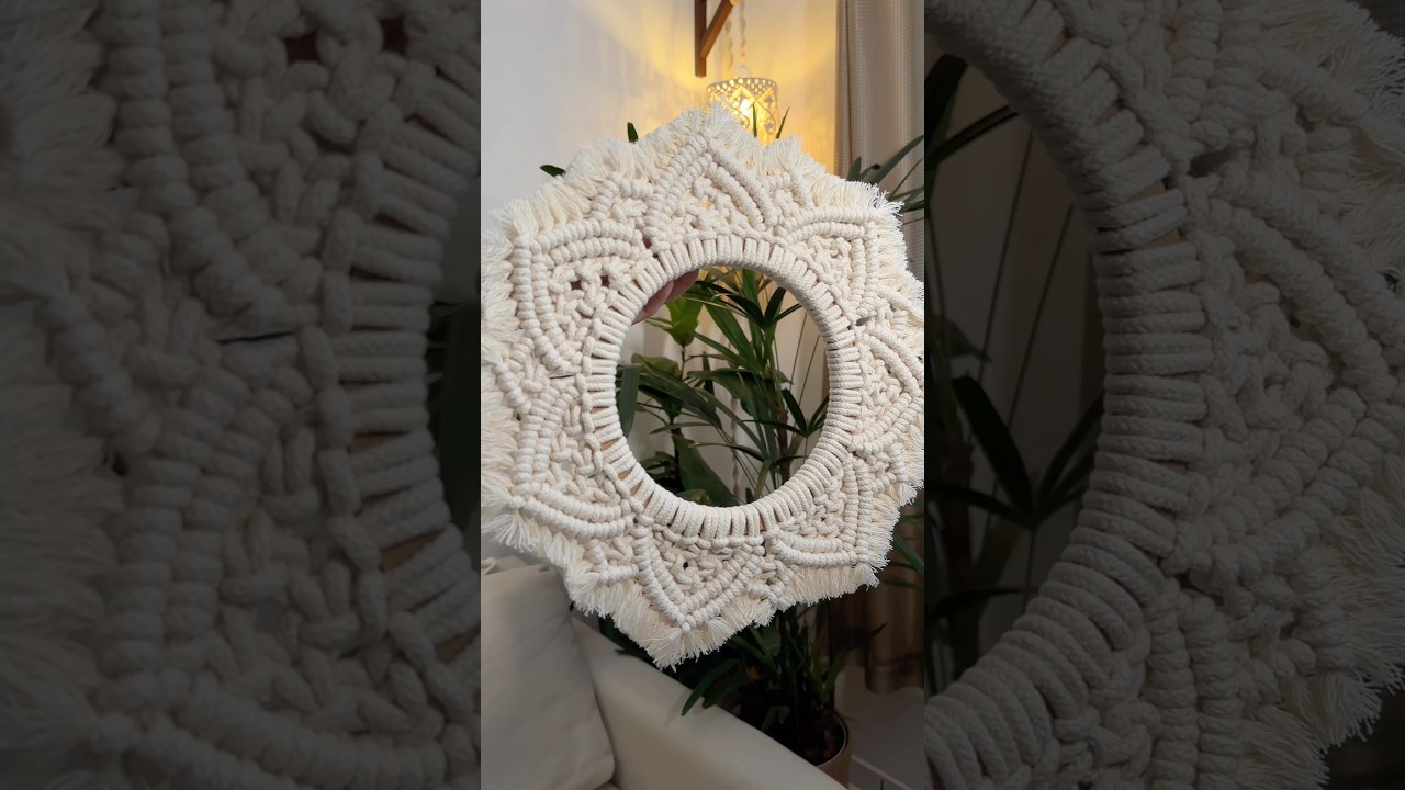 Mandala em macram&ecirc; tutorial completo #mandalamacrame #mandaladiy
