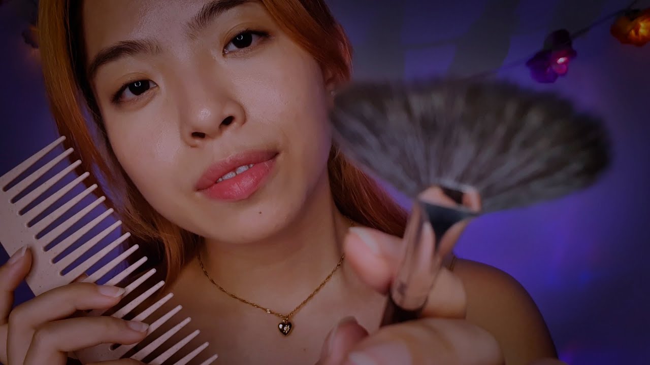 Comforting you to sleep ‧₊˚ ☁️ Slow & Gentle Hair, Face & Scalp ASMR