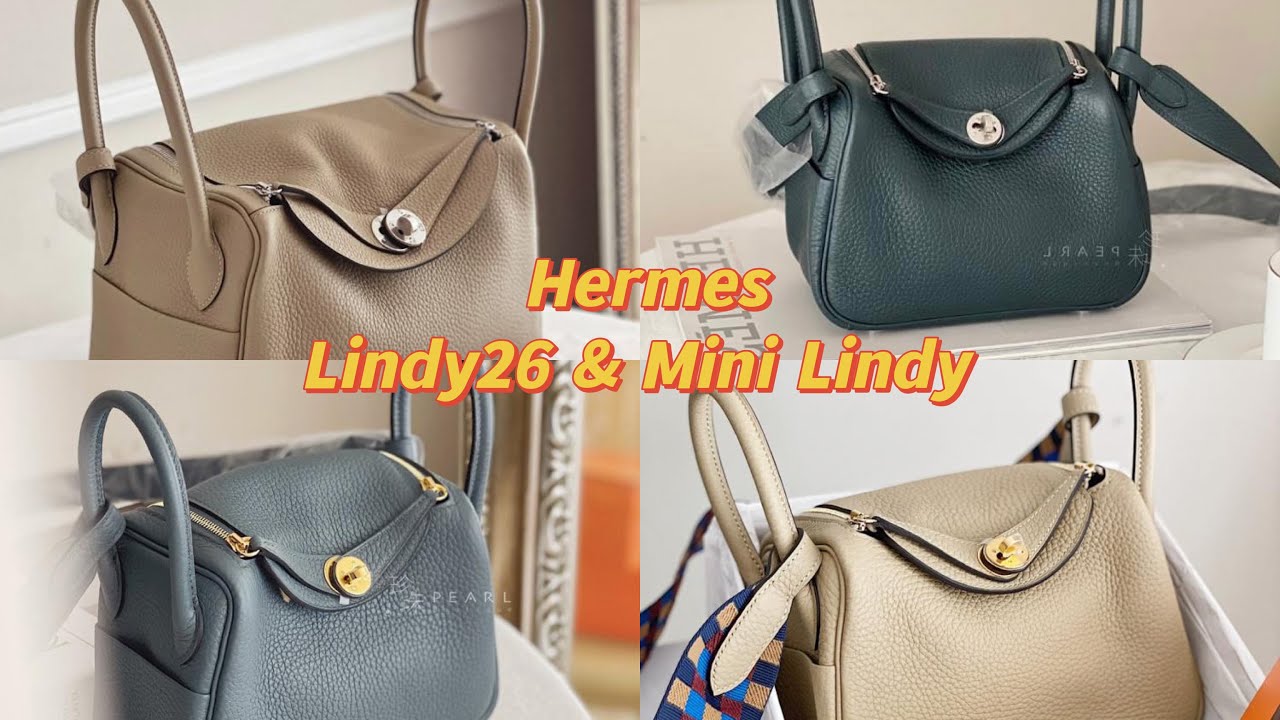 珍珠開箱趣｜Hermes愛馬仕Lindy26&稀有Mini Lindy到底哪款適合自己？