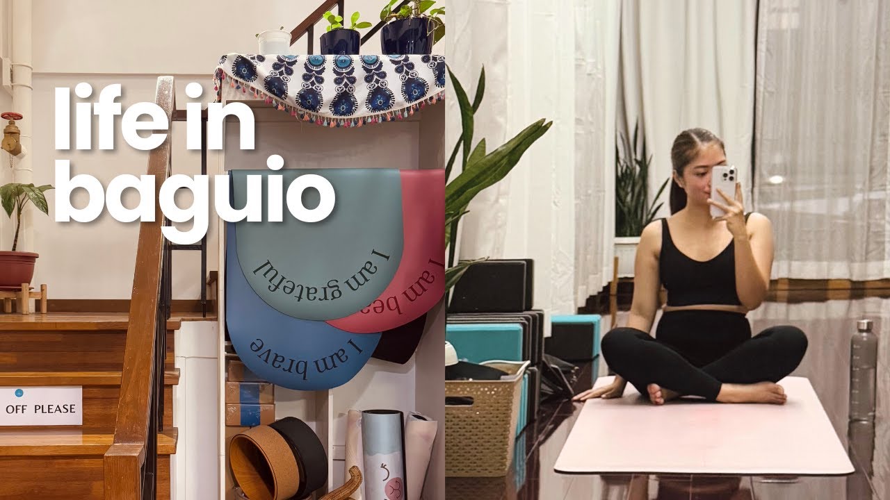 Living Alone — yoga classes in Baguio, self care routine, playing pickleball again