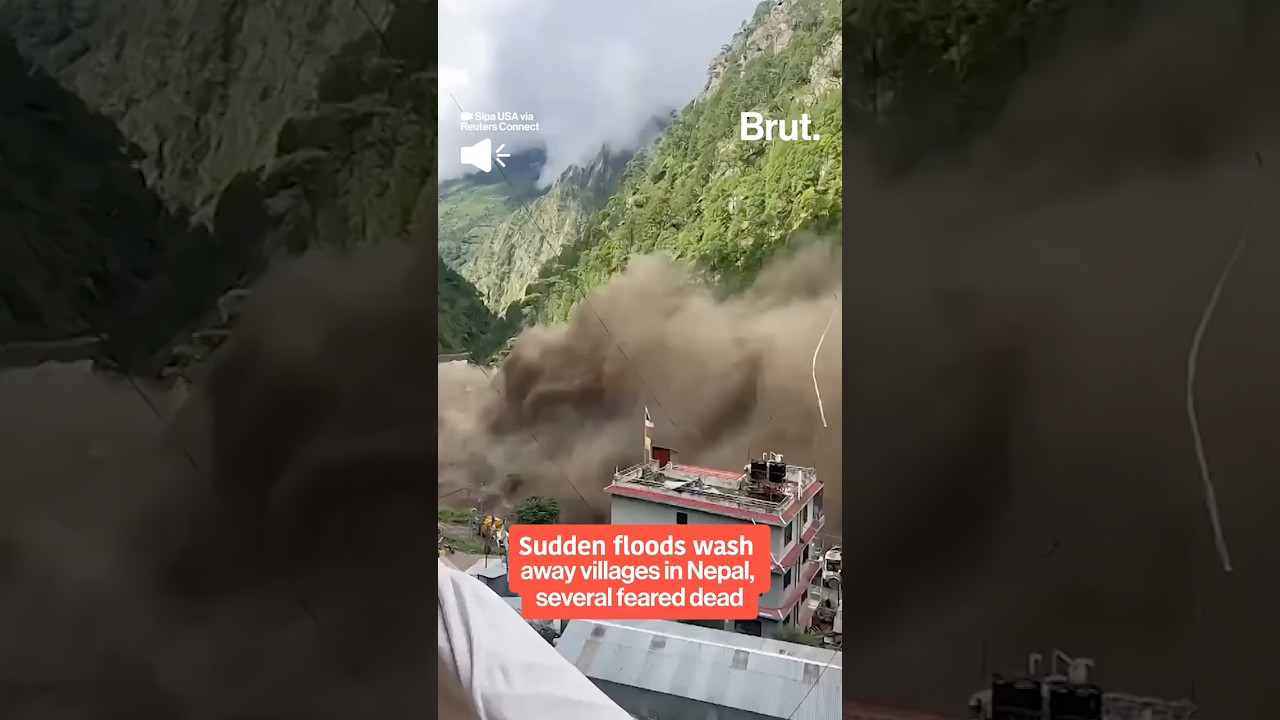 Homes vanish as massive floods rip through Nepal
