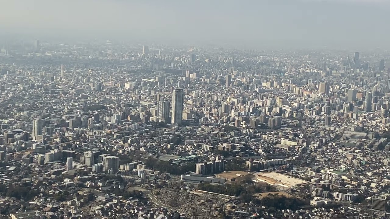 FDA（フジドリームエアラインズ）　名古屋空港着陸（ティーグリーン）