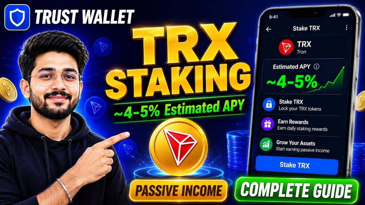 Trust Wallet में Earn on TRX क्या है? 🔥 | TRX Staking Full Explained #TrustWallet #TRX #Crypto