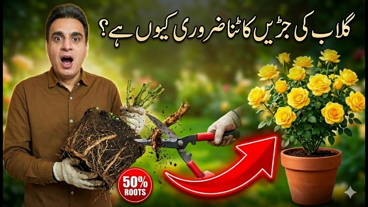 I Cut 50% Roots of My Rose Plant – Here’s What Happened