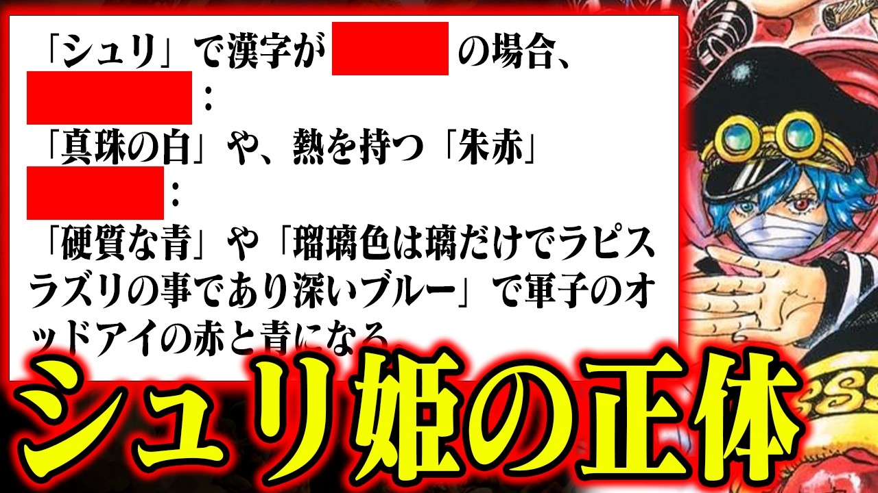 【コレか！】シュリ姫とブルックの過去！巷の声にその正体の答えが？！【ワンピース最新話】