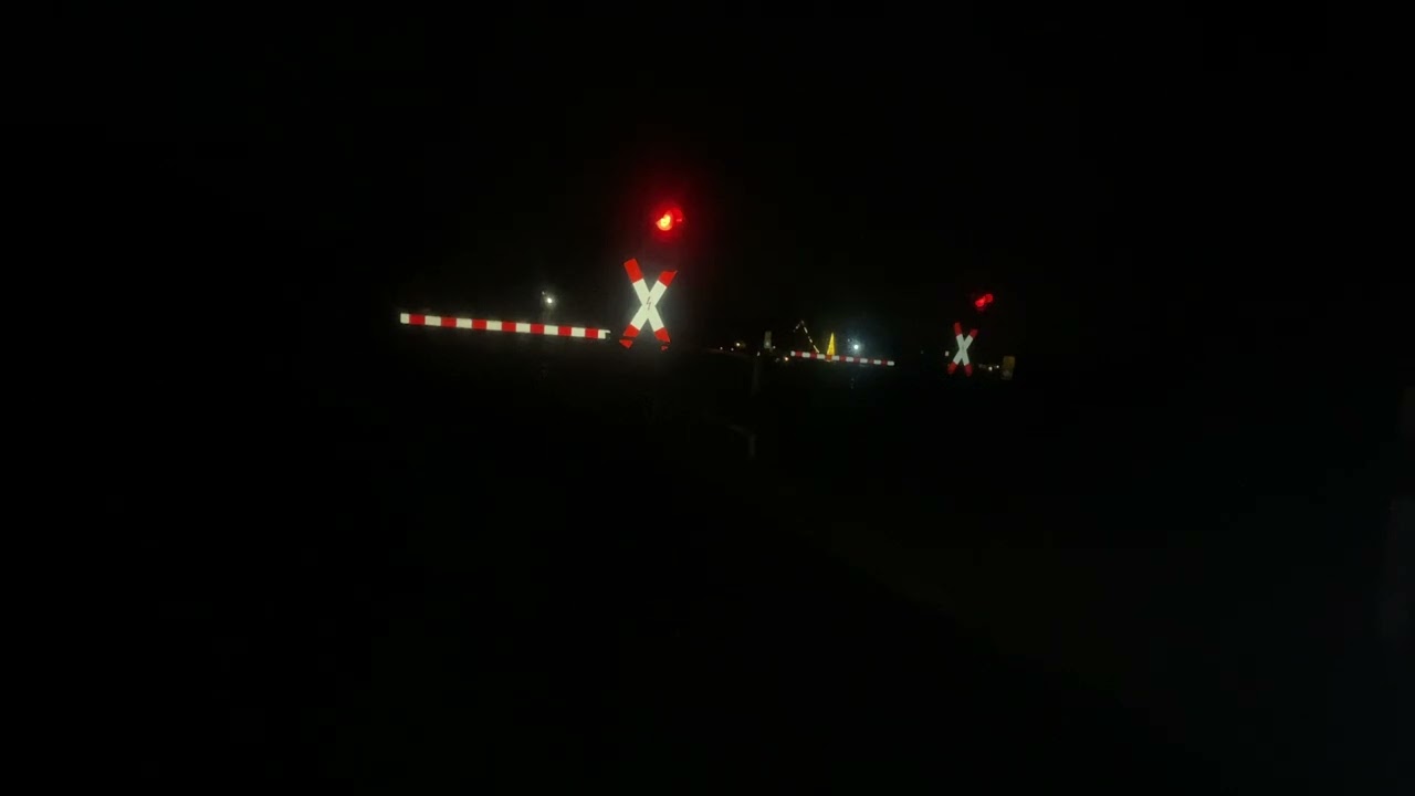 Spoorwegovergang Gildehaus (D) Nacht Editie //Railroad Crossing // Bahnübergang bei Nacht 