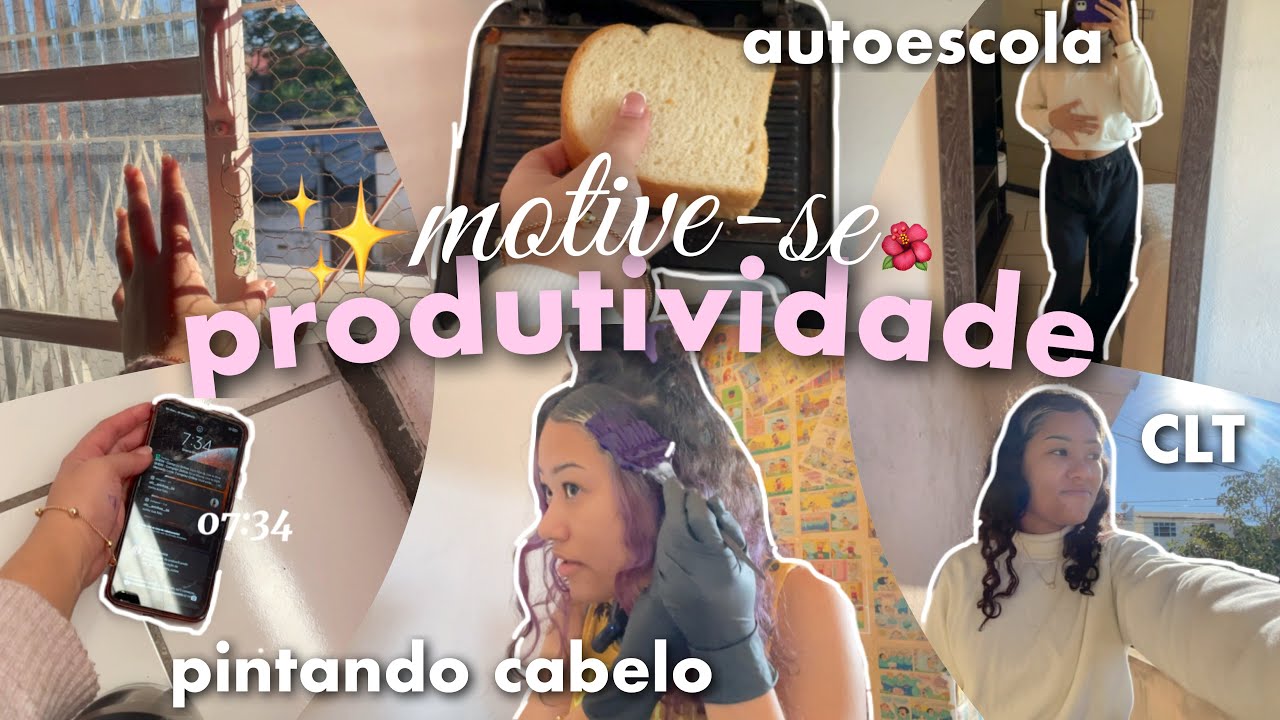 Rotina Vida Real de uma Adolescente Produtiva; auto escola, retocando o cabelo, clt e+