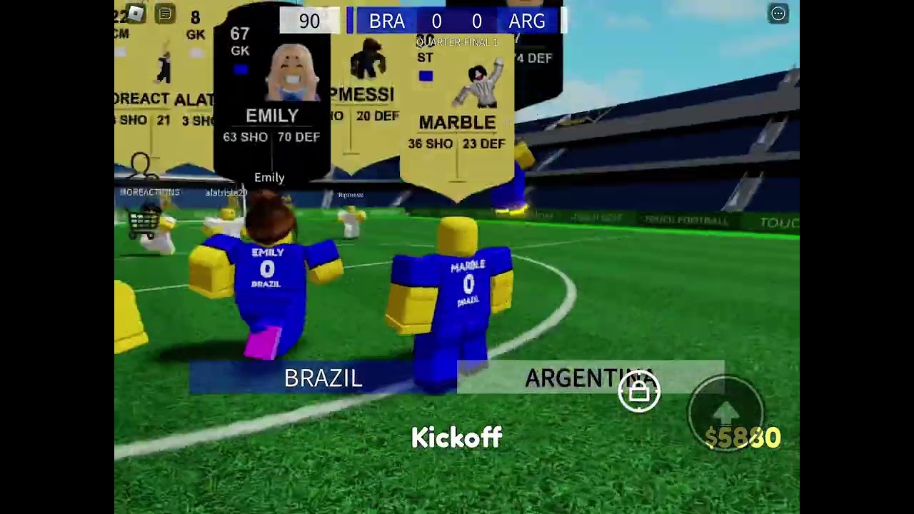 playing futbell