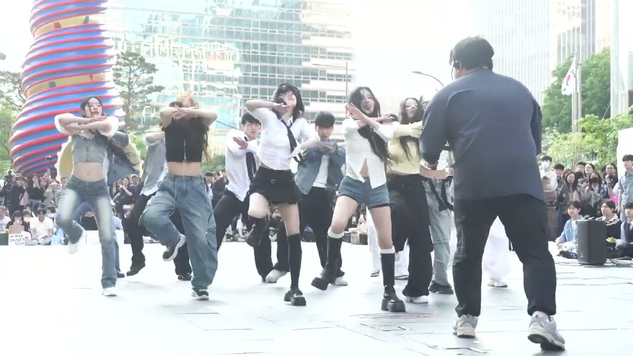 250511 ARTBEAT(아트비트) 청계광장 @ 제니(JENNIE) & like JENNIE DANCE 댄스 커버 풀직캠 by 꿈잡아쓰