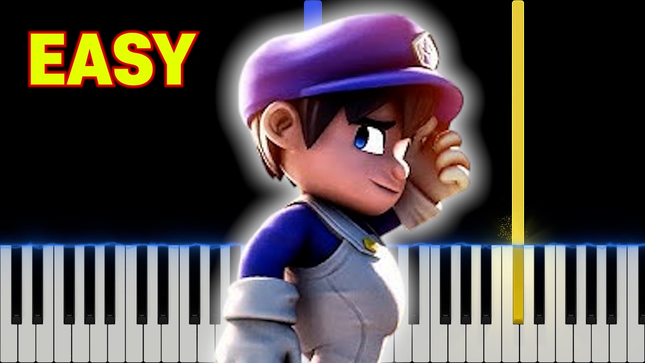 SMG4: THE END | EASY Piano Tutorial + Sheet Link 🎵