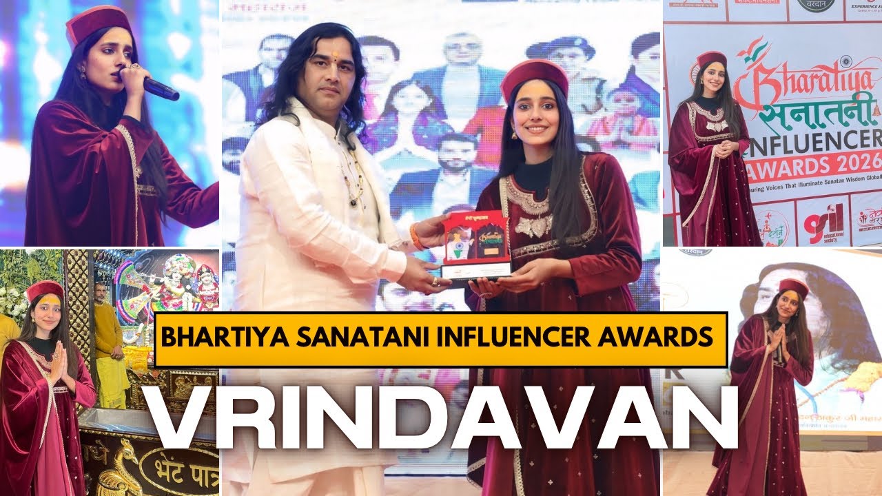 Bhartiya Sanatani Influencers Awards 2026 | Vlog | Vrindavan