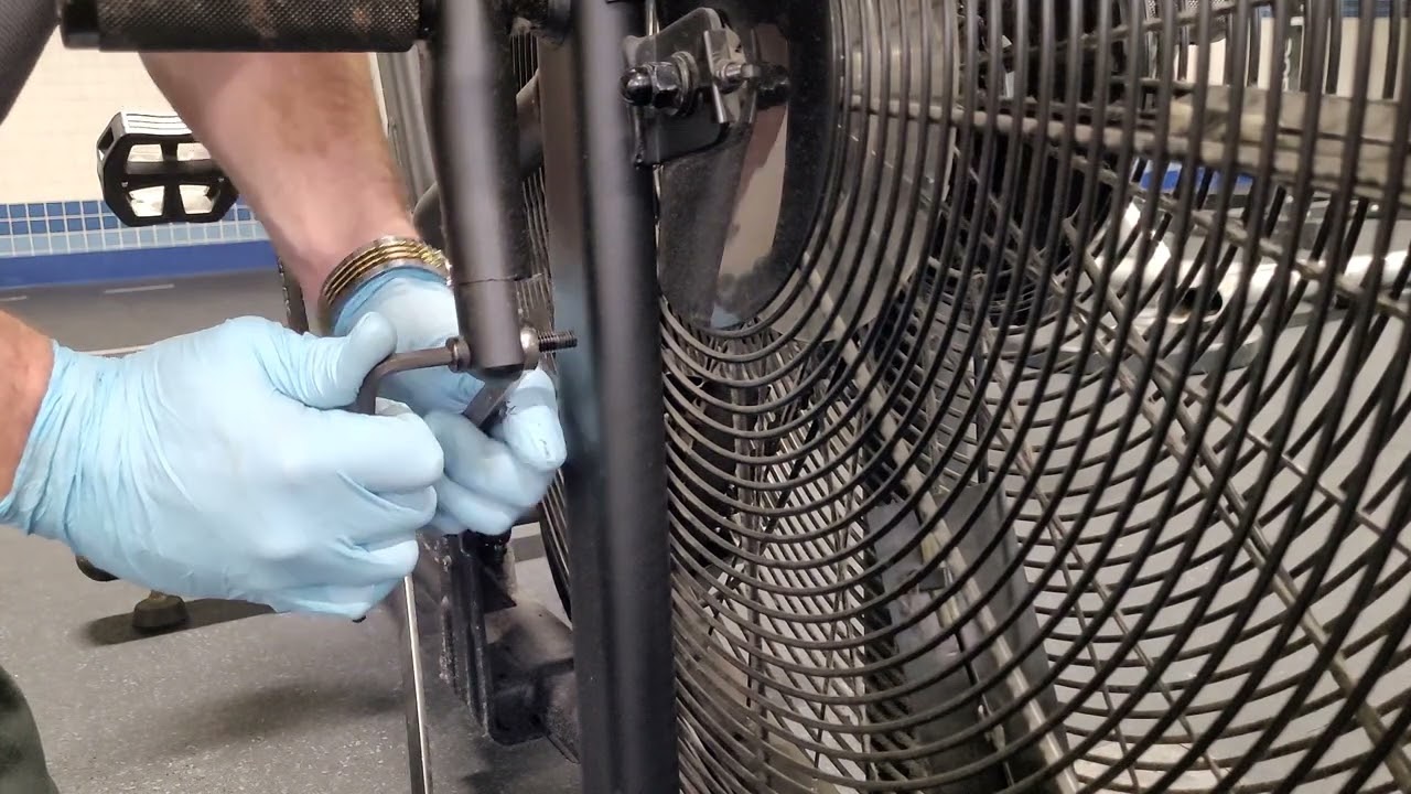 Assault bike loose arm handle fix. Fast and easy repair. DIY.