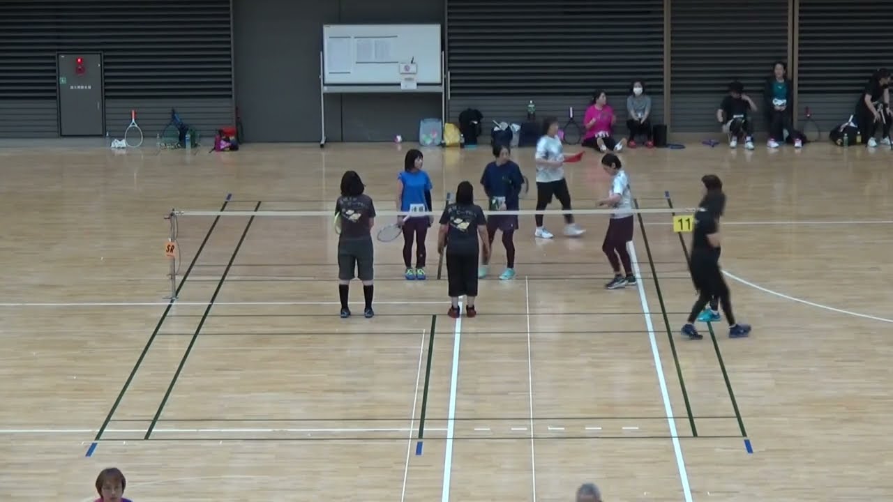 2025年所沢市近隣ミニテニス交流大会　女女A　遠藤・佐藤ペアVS横山・山西ペア