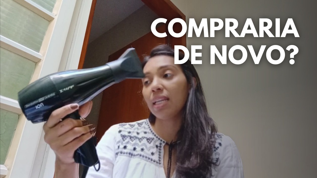 O MELHOR SECADOR : TESTEI O SECADOR DA TAIFF ! #secadordecabelo #taiff
