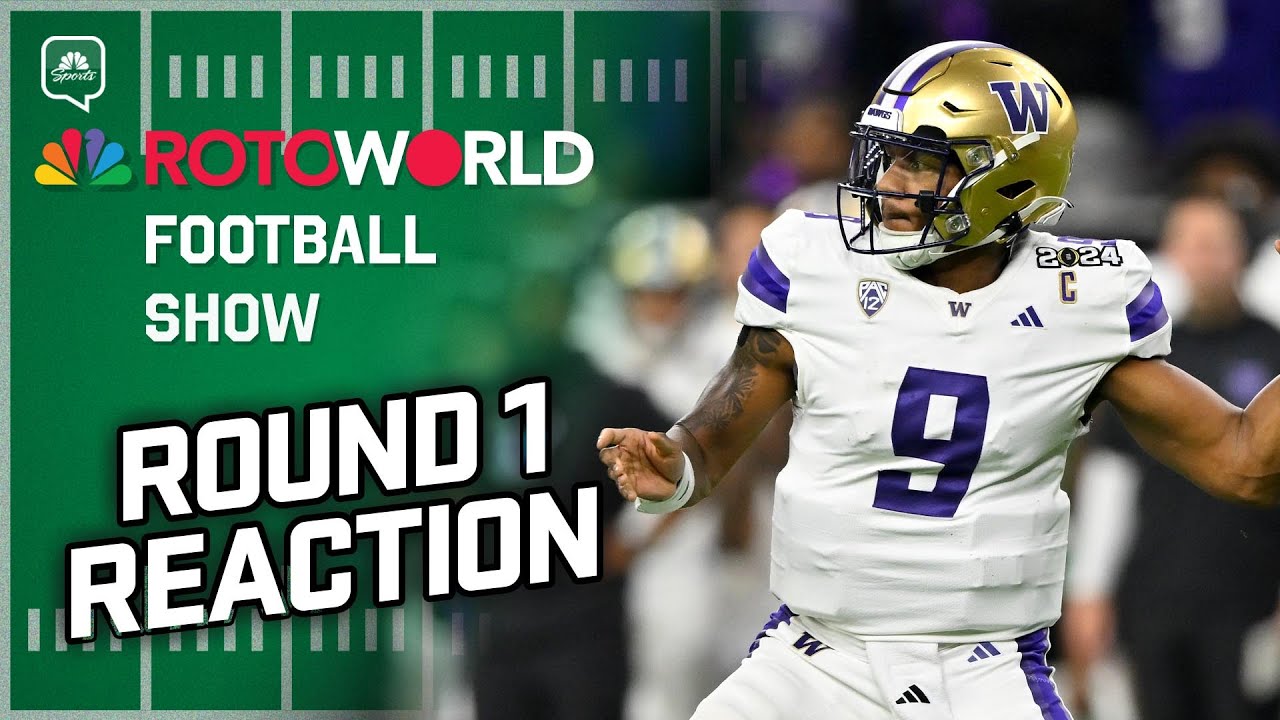 Michael Penix Jr.&rsquo;s Shocking Selection, Best Round 1 WR Fits | Rotoworld Football Show (FULL SHOW)