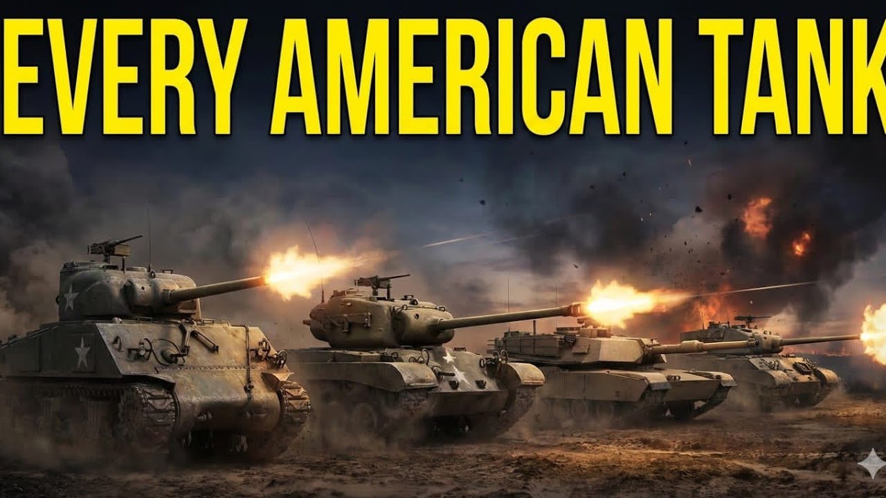 Every American Tank Ever Made | Complete U.S. Tank History (WWI–Modern) 