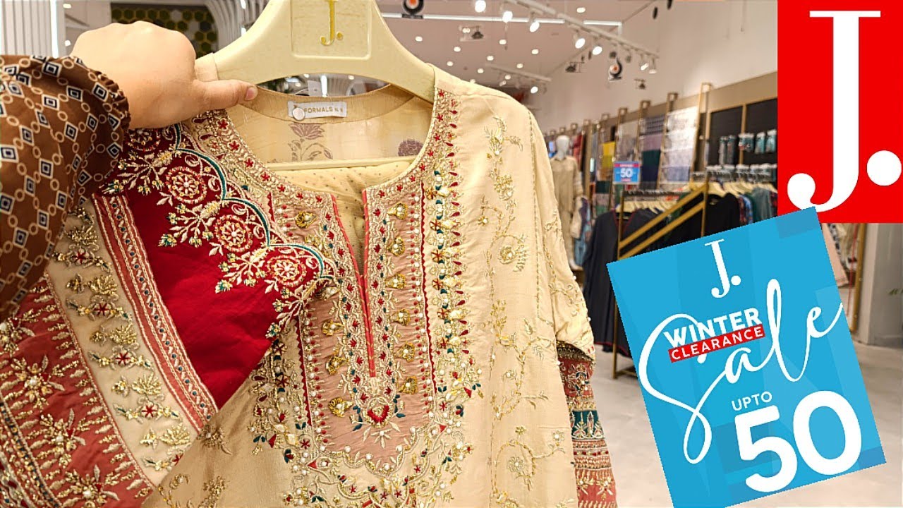 J.Junaid Jamsheed Winter Clearance Sale♥️J.Pret Collection On Sale♥️J.Sale Today