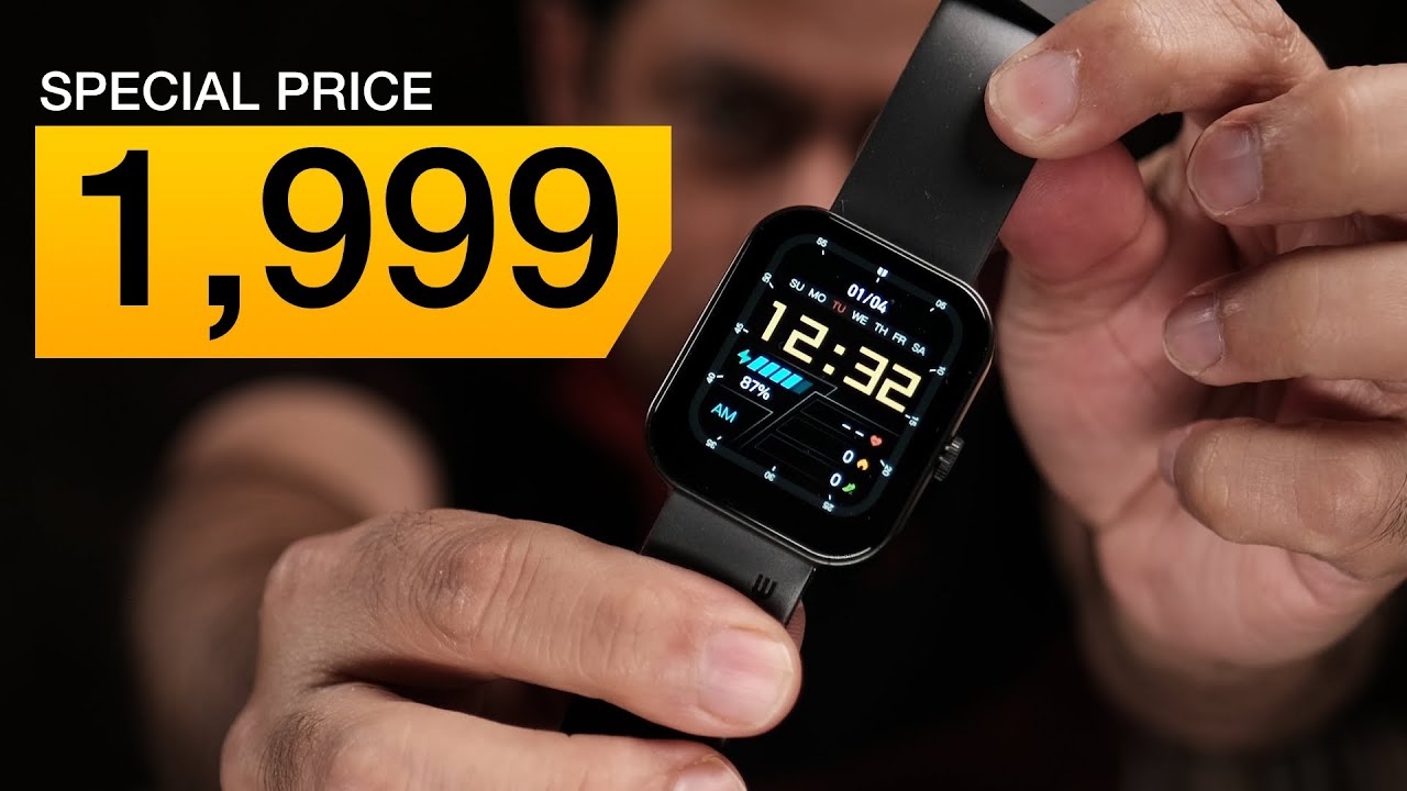 Noise ColorFit Caliber smartwatch with SPo2, heart rate, body temperature sensor for Rs. 1,999