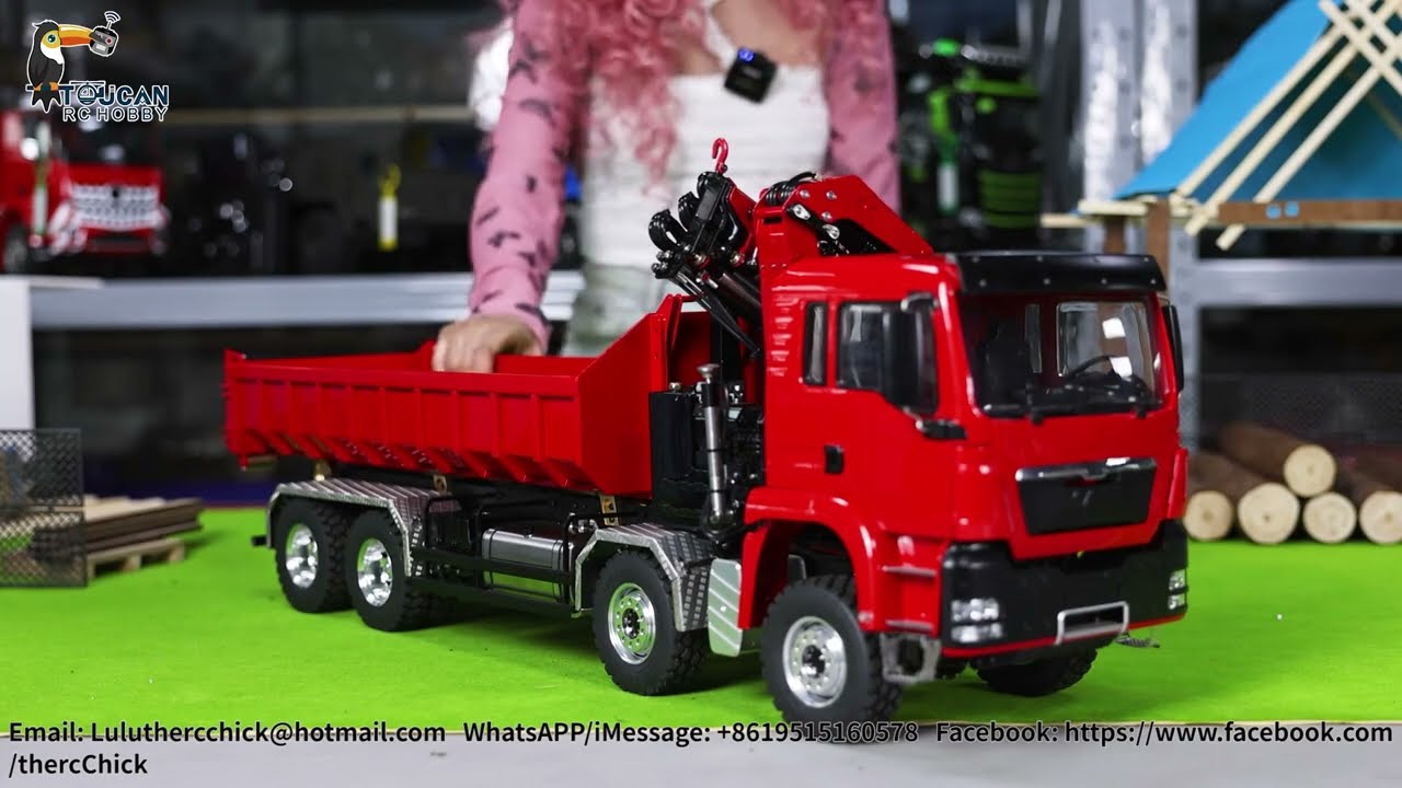 The 1/14 Lesu Z0031 hydraulic crane truck full review !!!
